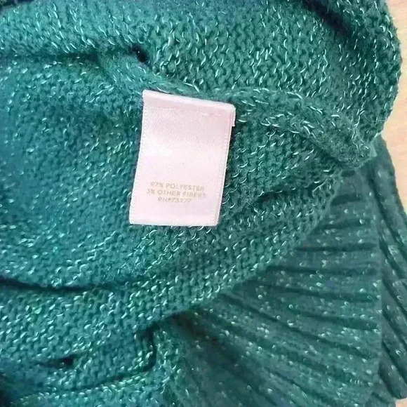 LC Lauren Conrad Dark Green Turtleneck Sweater Size XS - Picture 6 of 8